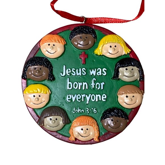 Jesus was born for everyone Christmas Ornament - Picture 2 of 9